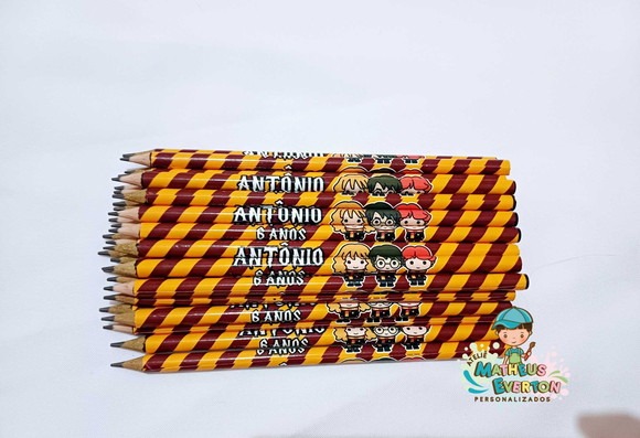 25 Lapis Personalizado Harry Potter - Imagem 3