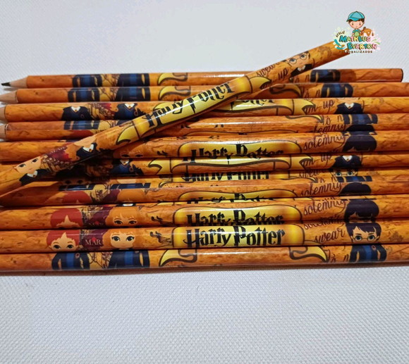 25 Lápis Personalizado Harry Potter - Imagem 2