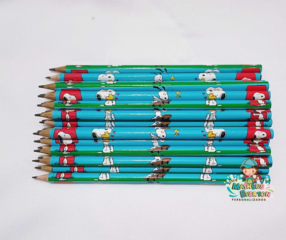 25 Lapis Personalizado Snoopy - Imagem 2