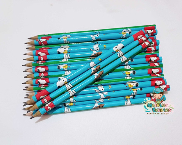 25 Lapis Personalizado Snoopy
