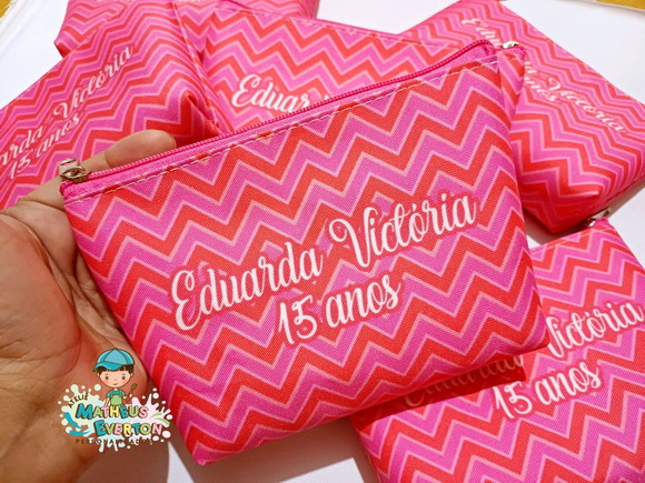 25 Necessaire Personalizada 15 Anos (fazemos Todos os Temas) - Imagem 4