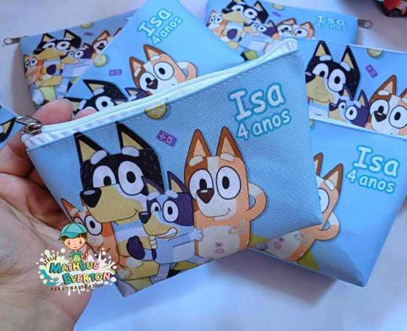 25 Necessaires Personalizada Bluey (fazemos Todos os Temas) - Imagem 3