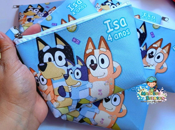 25 Necessaires Personalizada Bluey (fazemos Todos os Temas)