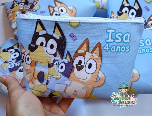 25 Necessaires Personalizada Bluey (fazemos Todos os Temas) - Imagem 2