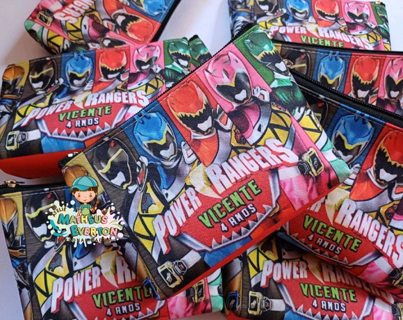 25 Necessaires Personalizada Power Ranger - Imagem 2