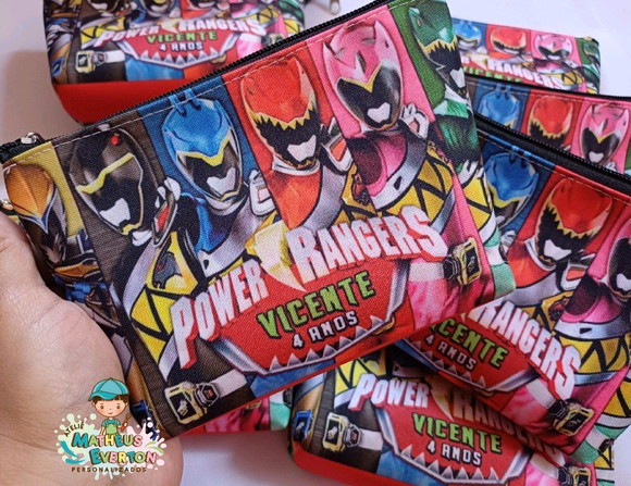 25 Necessaires Personalizada Power Ranger - Imagem 5