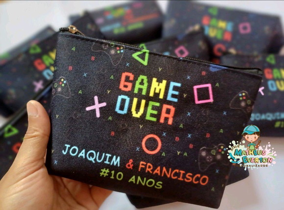 25 Necessaires Personalizada Vídeo Game