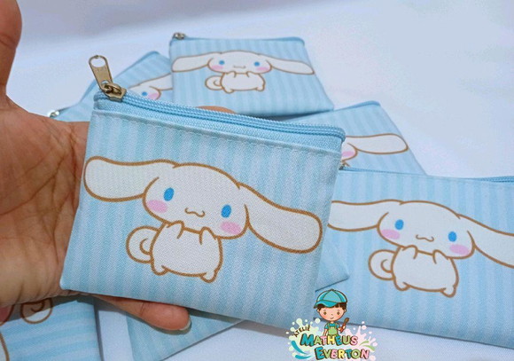 25 Porta Moedas Cinnamoroll Tamanho: 10x12cm - Imagem 3