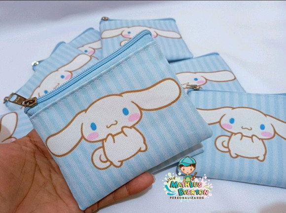 25 Porta Moedas Cinnamoroll Tamanho: 10x12cm - Imagem 4