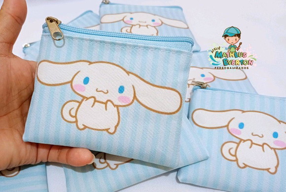 25 Porta Moedas Cinnamoroll Tamanho: 10x12cm - Imagem 2