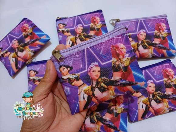 25 Porta Moedas Guerreiras do K-pop Tamanho: 10x12cm - Imagem 4