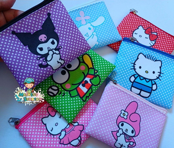 25 Porta Moedas Hello Kitty Tamanho: 10x12cm - Imagem 2
