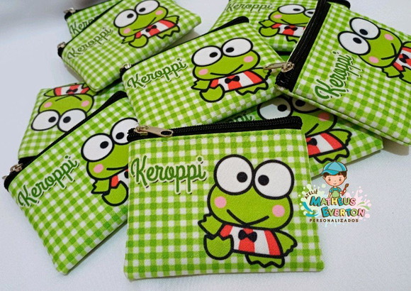 25 Porta Moedas Keroppi Tamanho: 10x12cm - Imagem 2