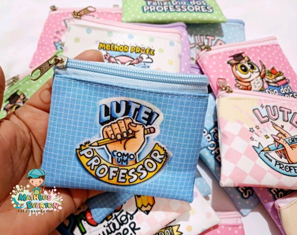 25 Porta Moedas Personalizado Dia dos Professores - Imagem 5