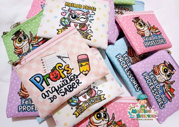 25 Porta Moedas Personalizado Dia dos Professores - Imagem 5