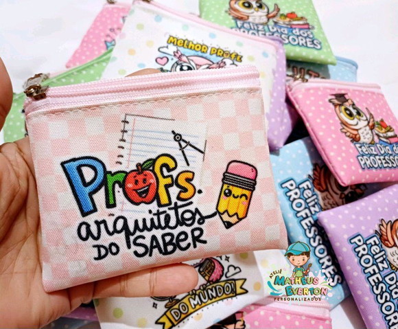 25 Porta Moedas Personalizado Dia dos Professores - Imagem 4