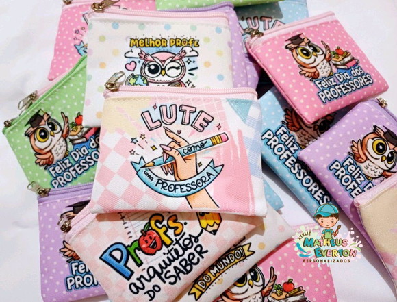 25 Porta Moedas Personalizado Dia dos Professores - Imagem 3