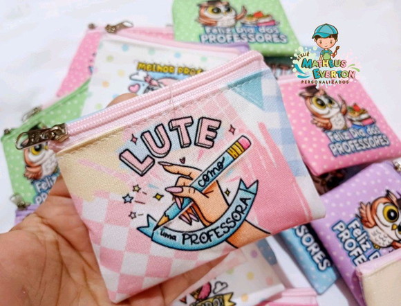 25 Porta Moedas Personalizado Dia dos Professores - Imagem 5