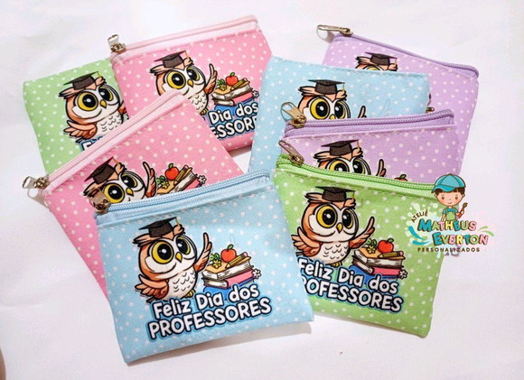 25 Porta Moedas Personalizado Dia dos Professores - Imagem 2