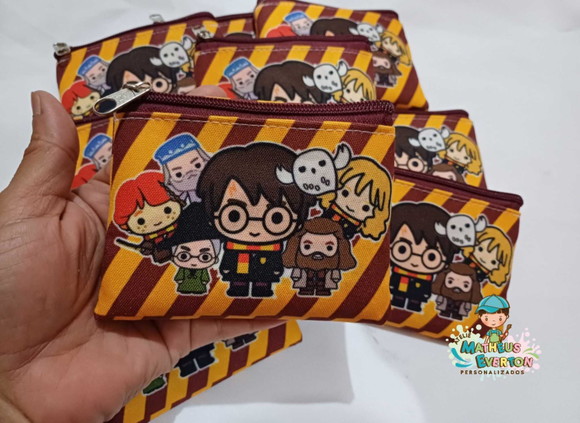 25 Porta Moedas Personalizado Harry Potter - Imagem 5