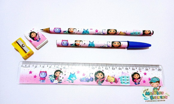 25 Super Kits Escolares Personalizados a Casa Mágica da Gabi - Imagem 4