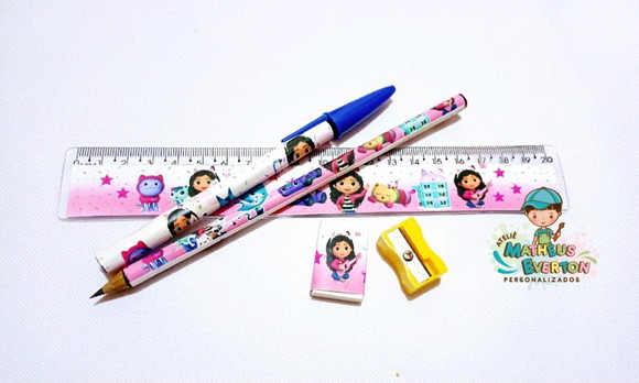 25 Super Kits Escolares Personalizados a Casa Mágica da Gabi - Imagem 3
