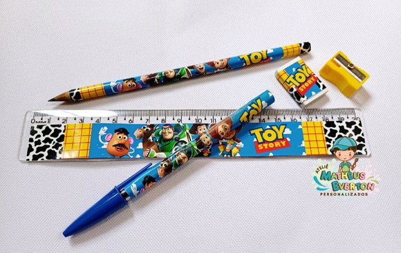 25 Super Kits Escolares Personalizados Toy Story - Imagem 2