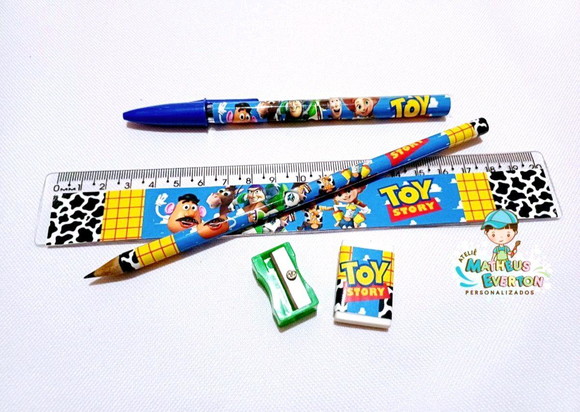 25 Super Kits Escolares Personalizados Toy Story - Imagem 2