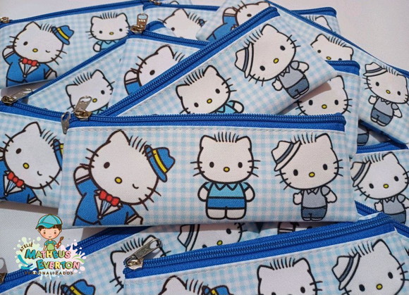 30 Estojos Slim Dear Daniel (hello Kitty) Tam: 19x7cm - Imagem 5