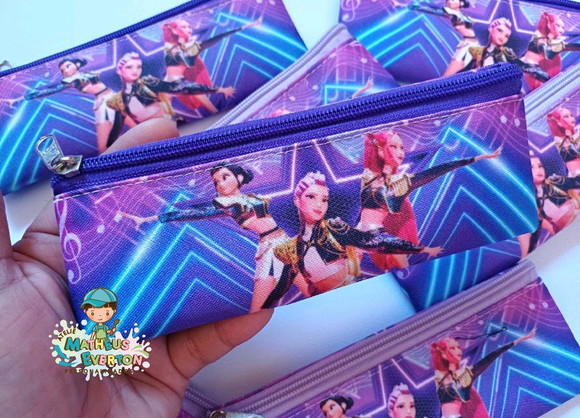 30 Estojos Slim Guerreiras do Kpop Tam: 19x7cm - Imagem 3
