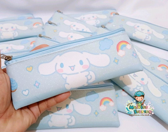 30 Estojos Slim Personalizado Cinnamoroll Tam: 19x7cm - Imagem 3