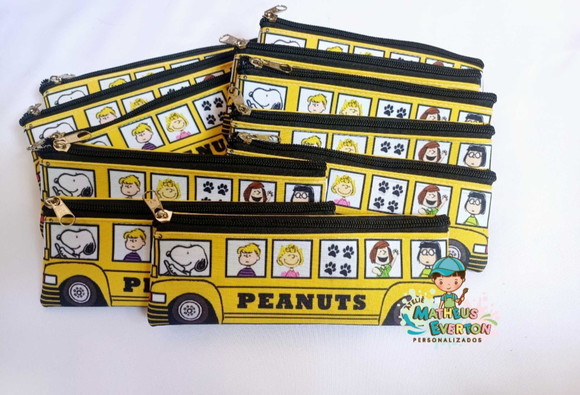 30 Estojos Slim Personalizado Snoopy Tamanho 19x7 - Imagem 3