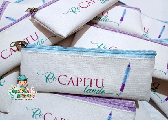 30 Estojos Slim Tam:19x7cm, Personalizamos com Sua Logo