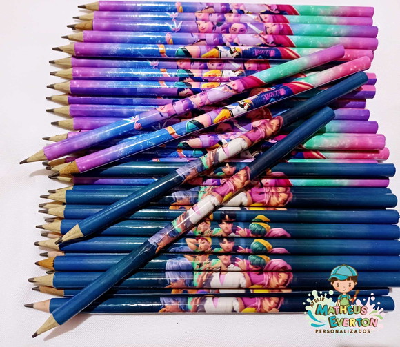 30 Lapis Personalizado Guerreiras de K-pop