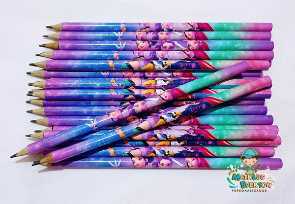 30 Lapis Personalizado Guerreiras de K-pop