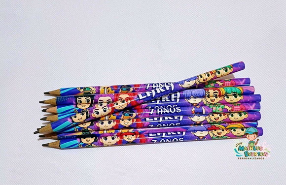 30 Lapis Personalizado Guerreiras de K-pop Cute
