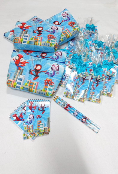 30 Necessaire e Bloquinho com Lapis e Borracha Personalizada