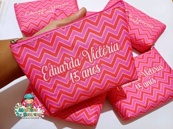30 Necessaire Personalizada 15 Anos (fazemos Todos os Temas) - Imagem 4