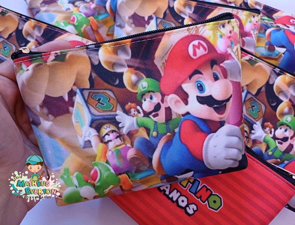 30 Necessaires Personalizada Super Mario Bros - Imagem 4