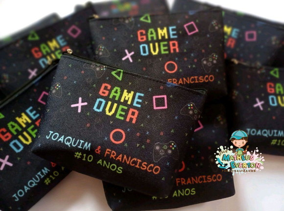 30 Necessaires Personalizada Vídeo Game - Imagem 3