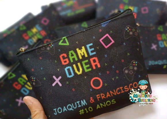 30 Necessaires Personalizada Vídeo Game - Imagem 4