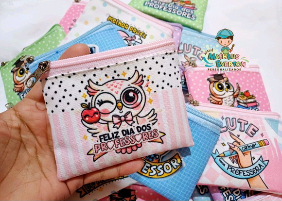 30 Porta Moedas Personalizado Dia dos Professores - Imagem 4