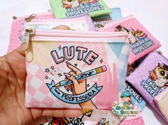 30 Porta Moedas Personalizado Dia dos Professores - Imagem 3