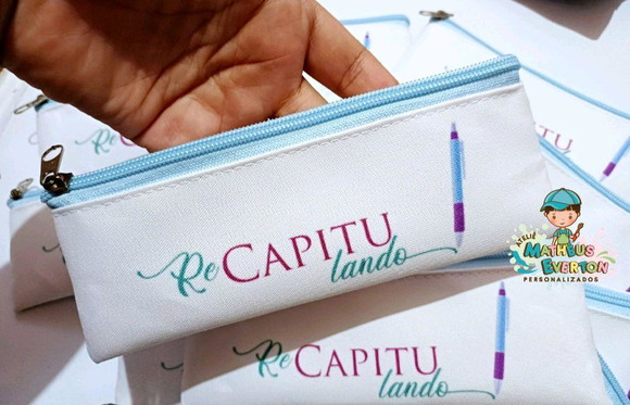 35 Estojos Slim Tam:19x7cm, Personalizamos com Sua Logo - Imagem 3