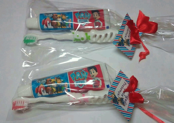 35 Kit Higiene Bucal Patrulha Canina