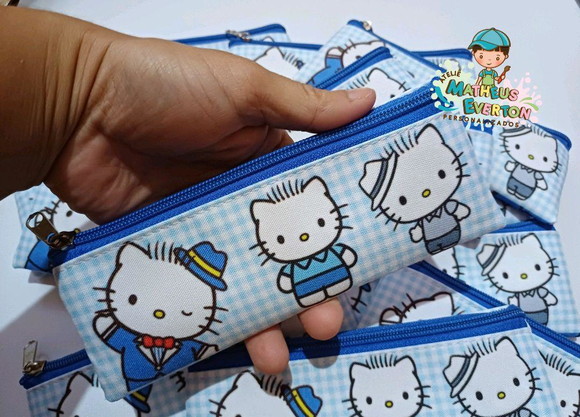 40 Estojos Slim Dear Daniel (hello Kitty) Tam: 19x7cm - Imagem 3
