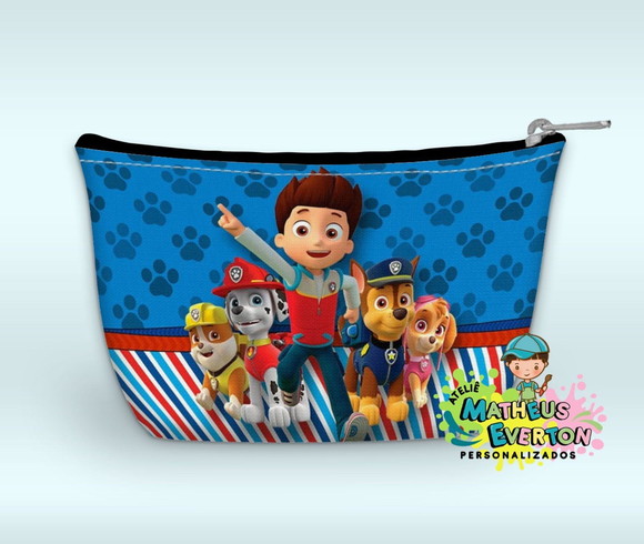 40 Necessaire Personalizada Patrulha Canina
