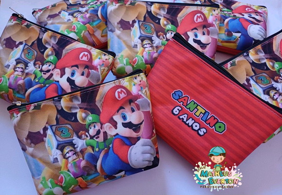 40 Necessaires Personalizada Super Mario Bros - Imagem 4