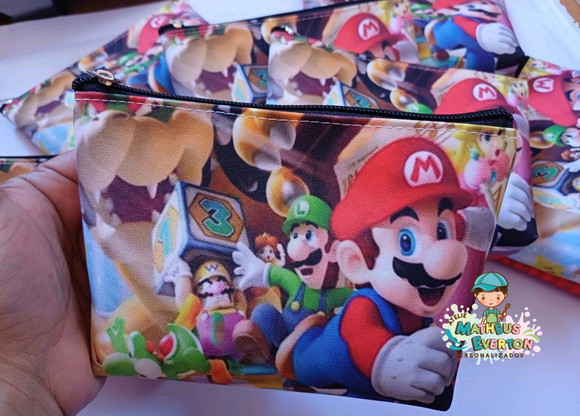 40 Necessaires Personalizada Super Mario Bros - Imagem 3