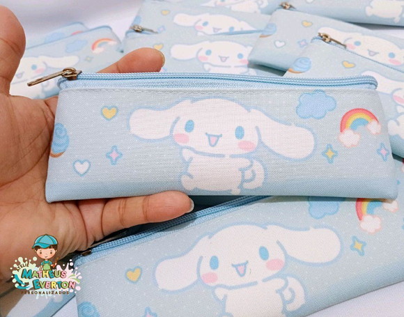 45 Estojos Slim Personalizado Cinnamoroll Tam: 19x7cm - Imagem 5